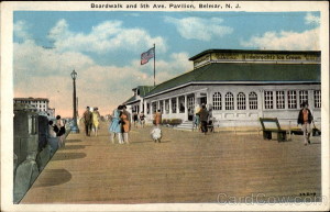 Boardwalk and 5th Ave. Pavilion, Belmar, N.J, NJ